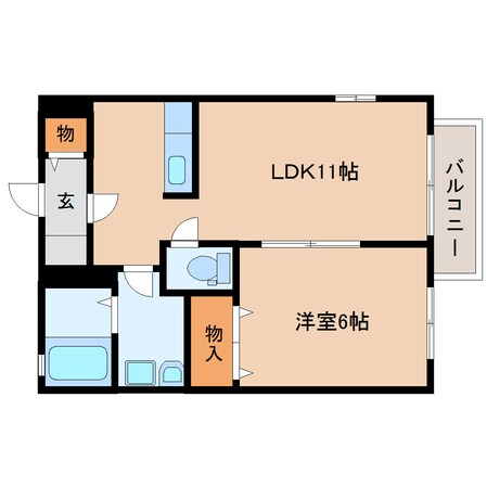 静岡駅 バス15分  丸山町下車：停歩5分 2階の物件間取画像